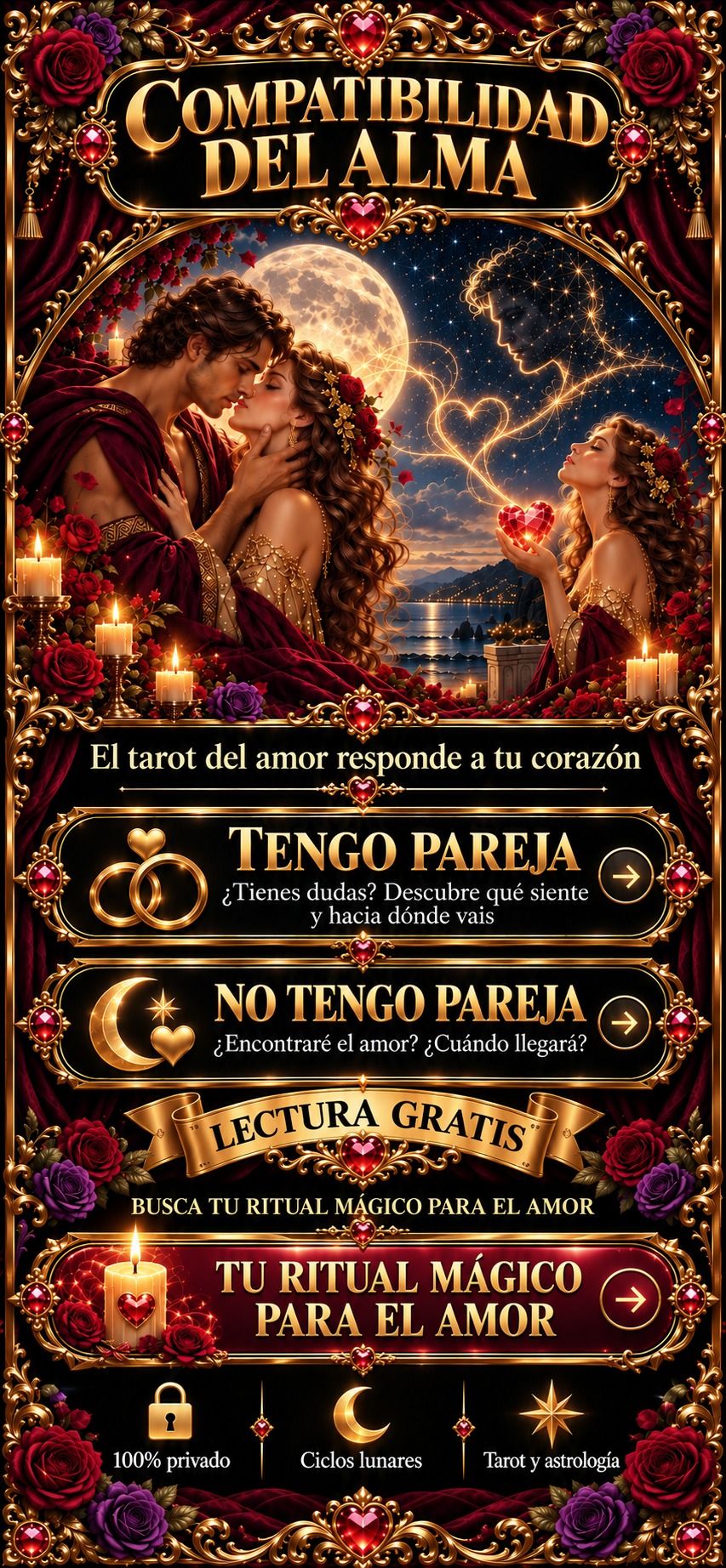 Compatibilidad del Alma — Tengo pareja, No tengo pareja o Tu ritual mágico para el amor