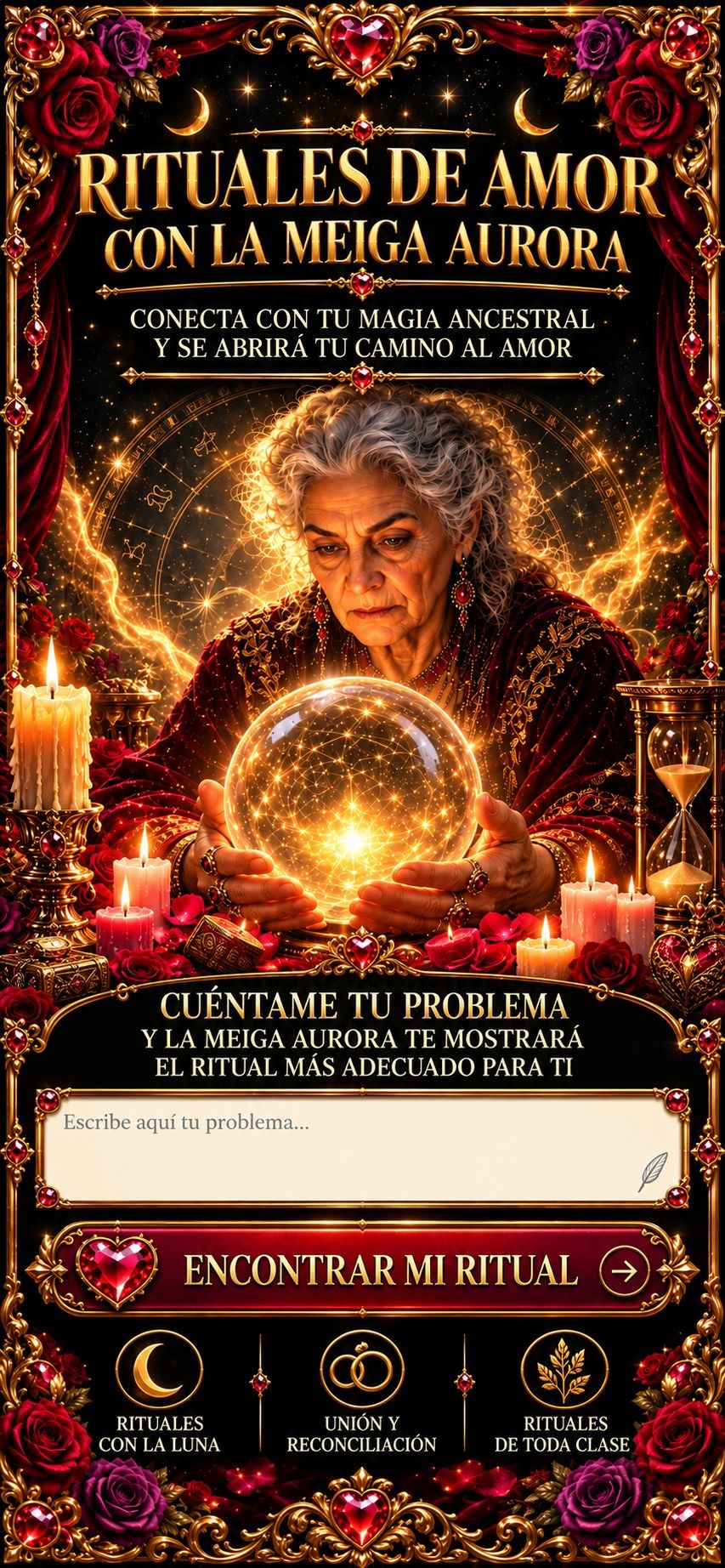 Rituales de amor con la Meiga Aurora — cuéntame tu problema